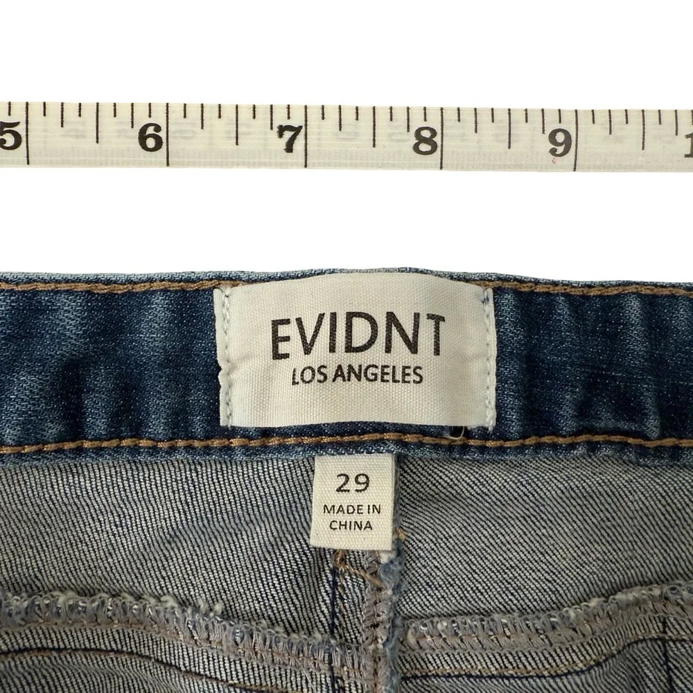 Women's Straight Leg Jeans - Blue - Picture 9 of 9